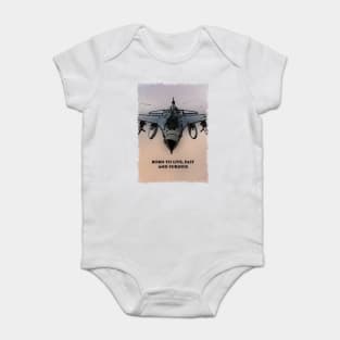 Fighter Jet Born P11 Baby Bodysuit